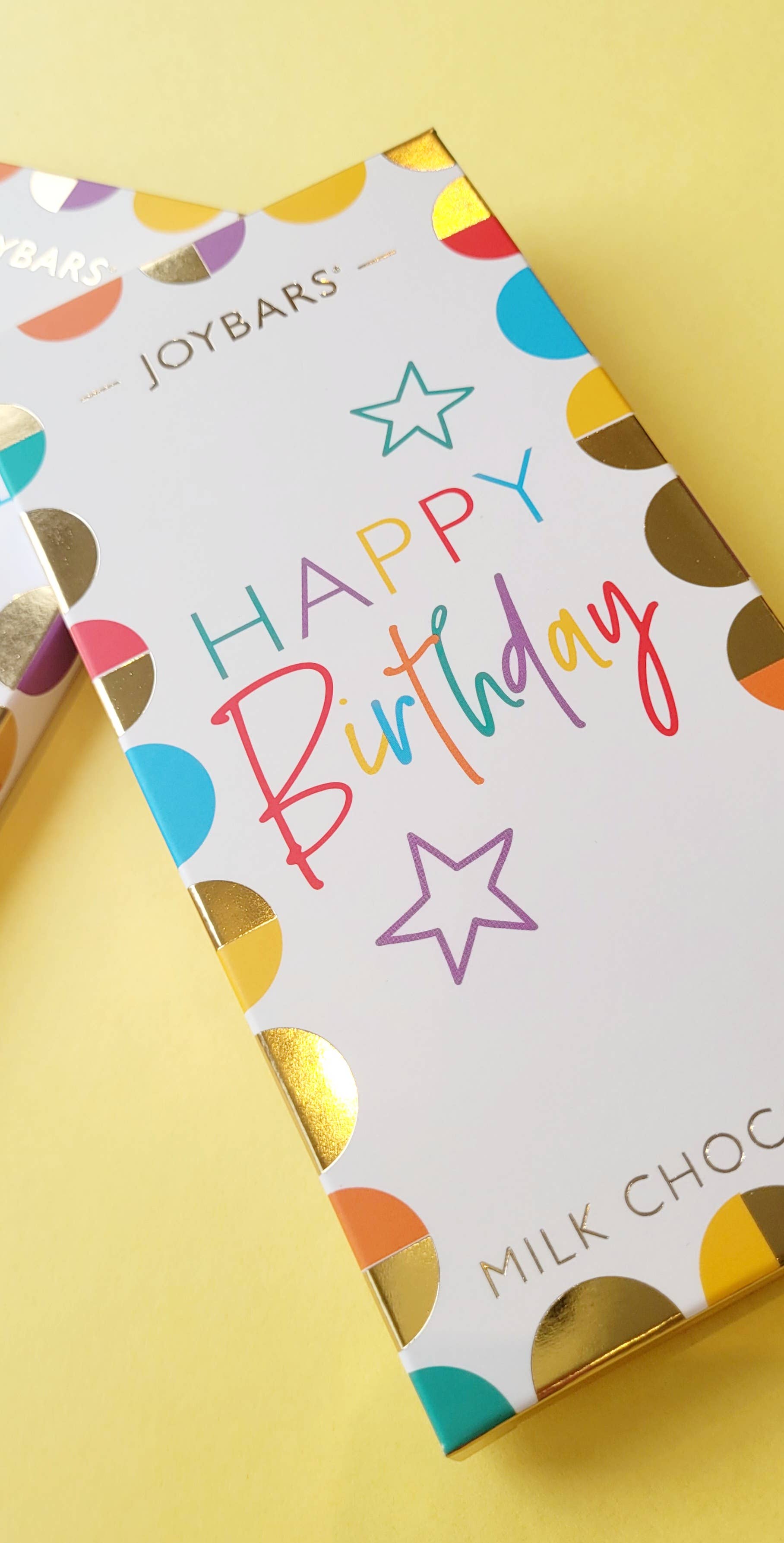 Happy Birthday - Finest Colombian Milk Chocolate Bar