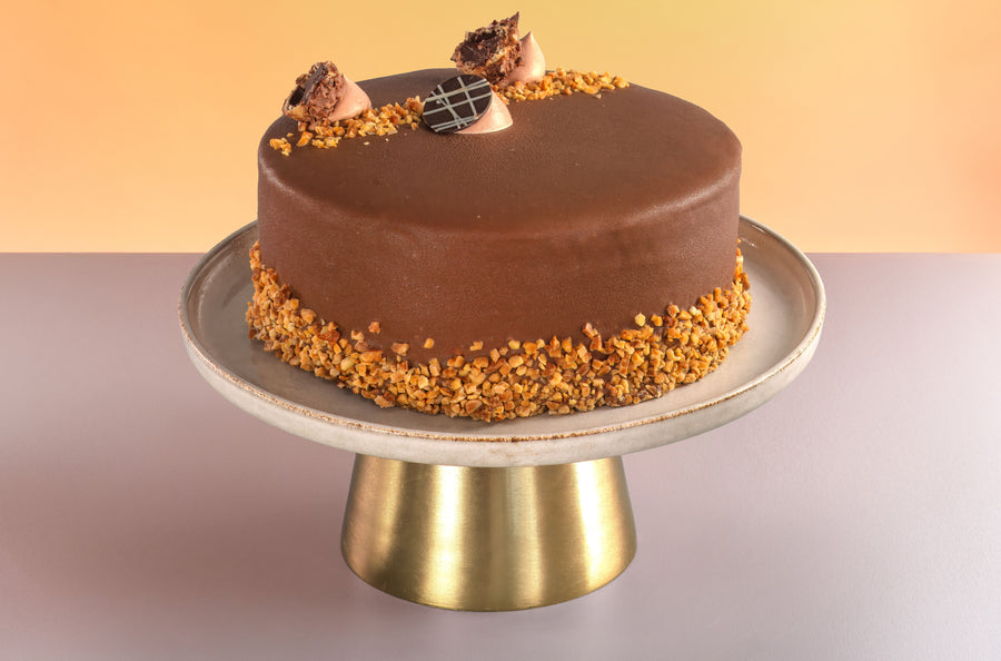 Hazelnut Crunch Cake
