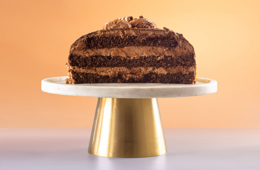 Luxury Nutella Crunch Dome Cake