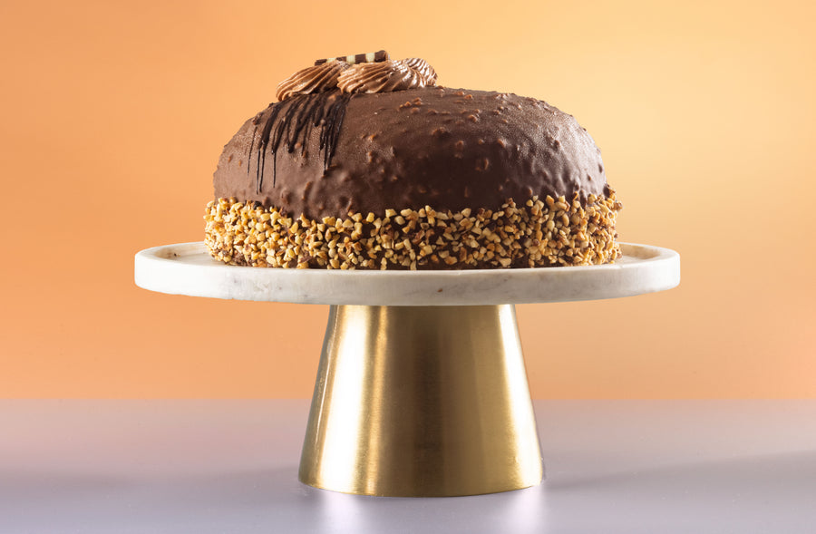 Luxury Nutella Crunch Dome Cake