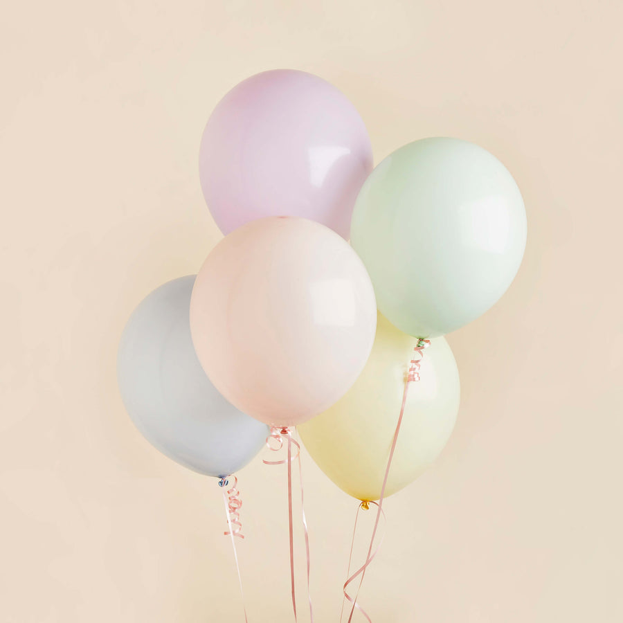 Pastel Latex 12" Balloons 5 Pack