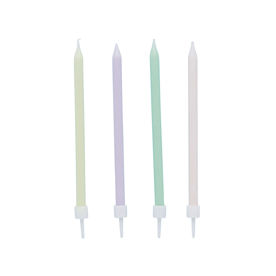 Pastel Skinny Candles 12 Pack