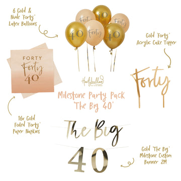 MILESTONE PARTY PACK 'THE BIG 40'