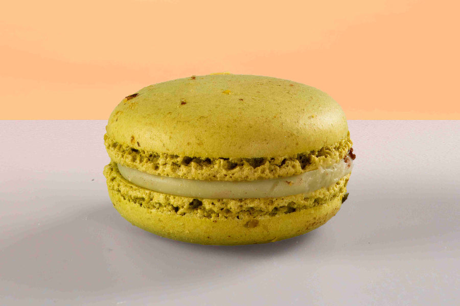 Pistachio & Raspberry Macaron