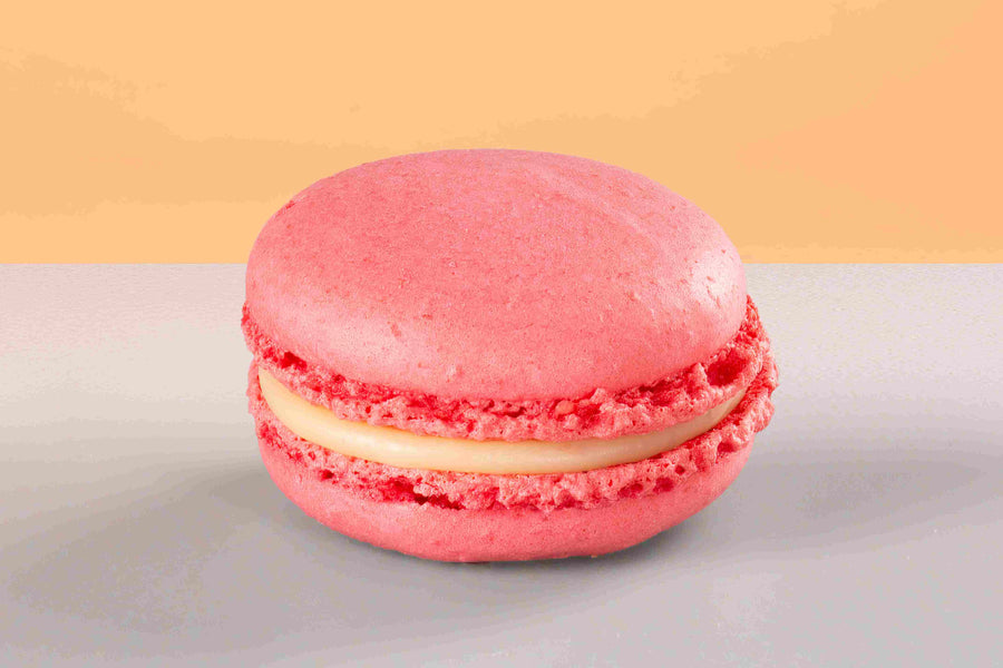 Raspberry & Rose Macaron