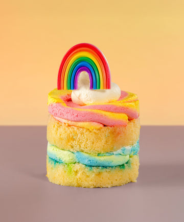 Rainbow Tutti Frutti Mini Cake
