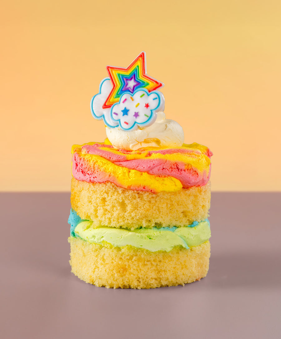 Rainbow Tutti Frutti Mini Cake