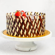 Belgian chocolate wrap cake