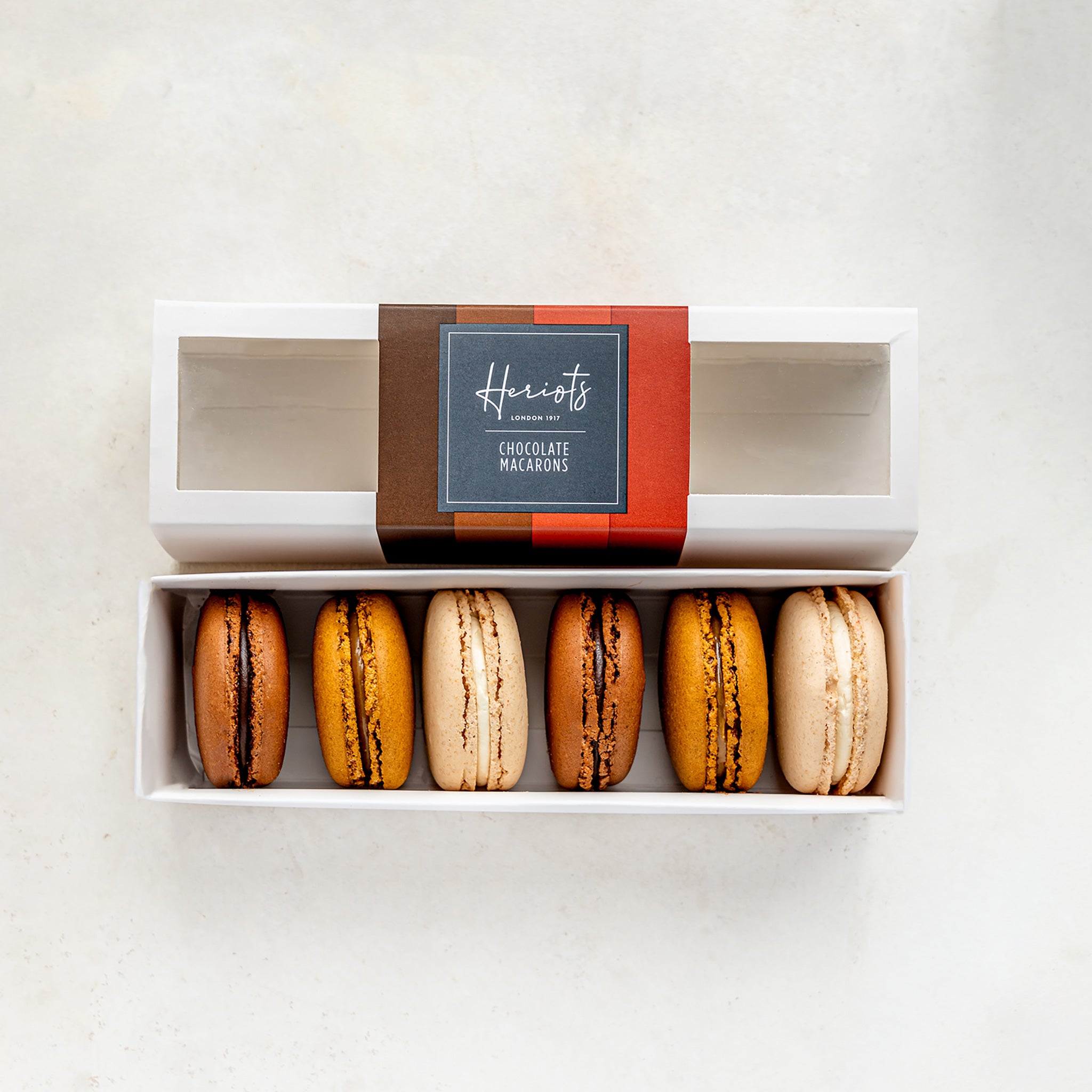 Chocolate macarons