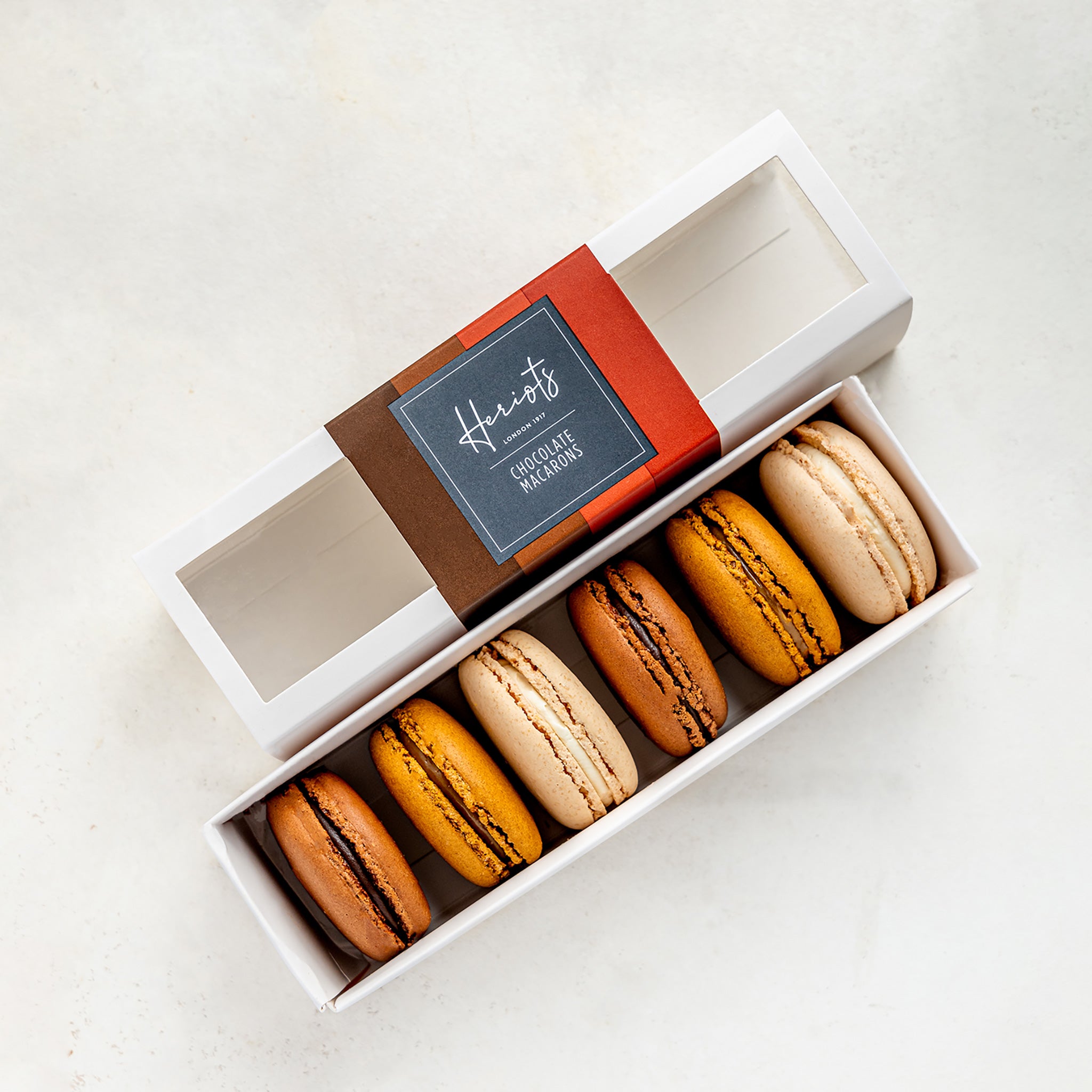 Chocolate macarons