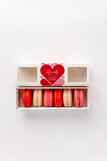 Valentine's Day Macarons (Box of six)